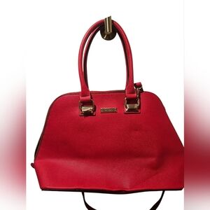 ALDO Chesa top handle satchel handbag in red faux leather